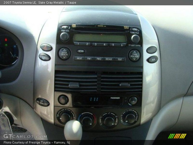 Slate Gray Metallic / Taupe 2007 Toyota Sienna LE