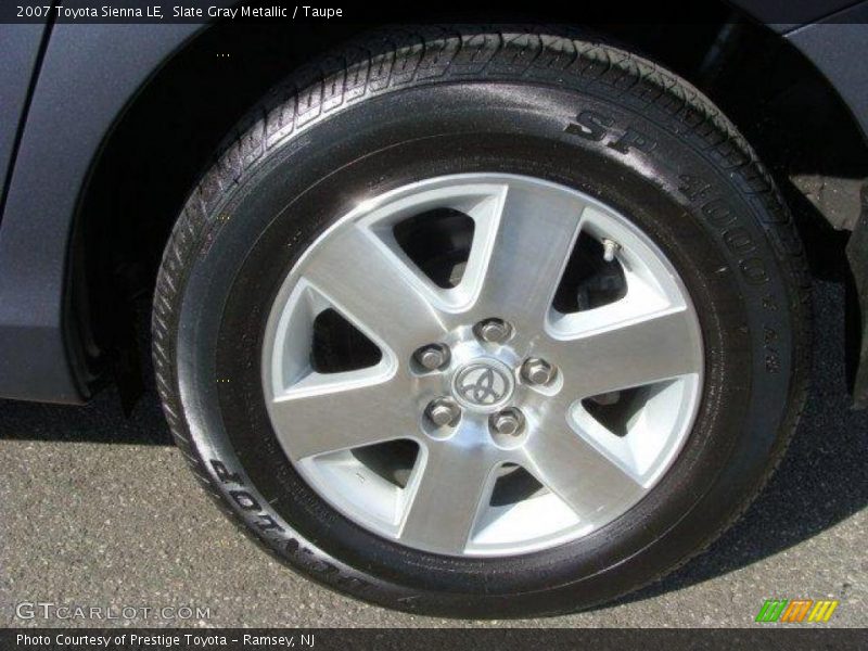 Slate Gray Metallic / Taupe 2007 Toyota Sienna LE