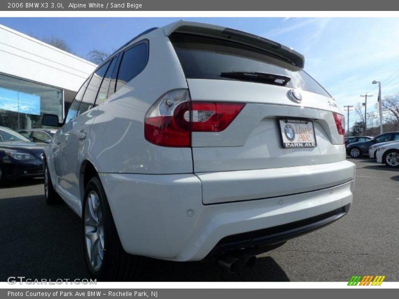 Alpine White / Sand Beige 2006 BMW X3 3.0i