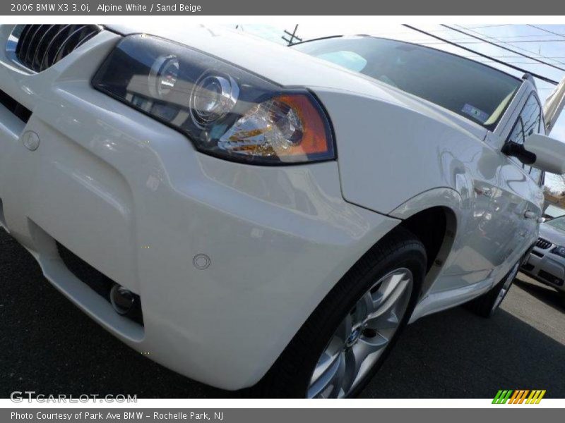 Alpine White / Sand Beige 2006 BMW X3 3.0i
