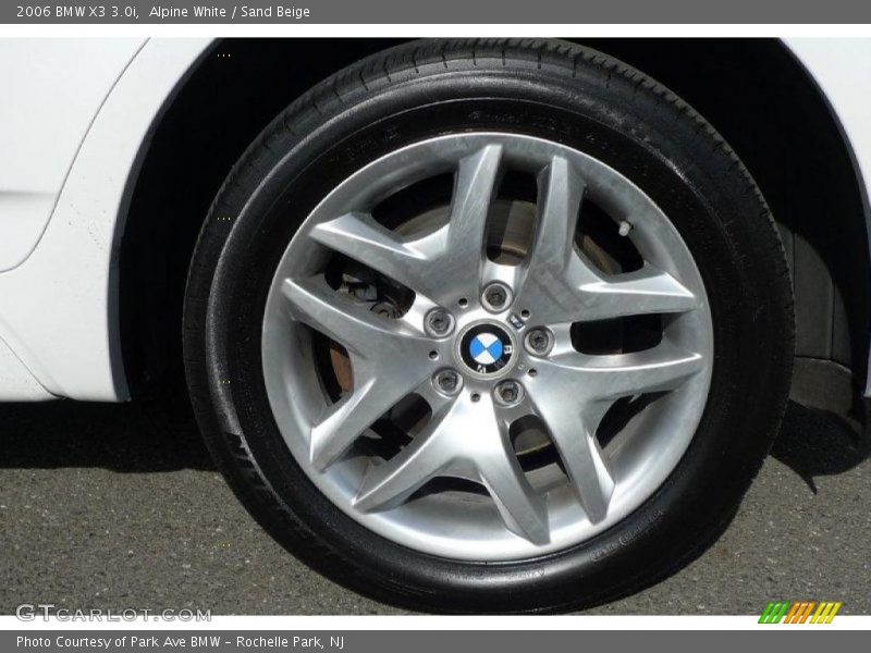 Alpine White / Sand Beige 2006 BMW X3 3.0i