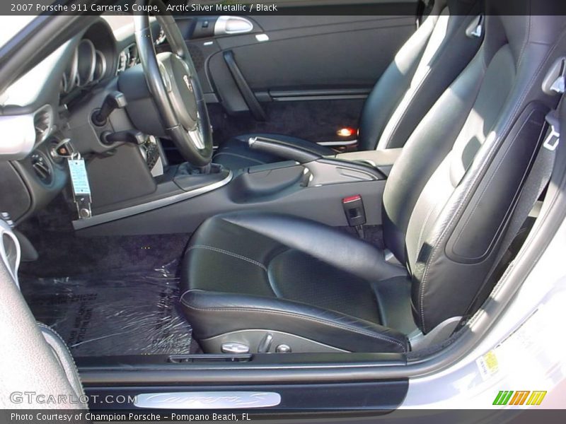 Arctic Silver Metallic / Black 2007 Porsche 911 Carrera S Coupe