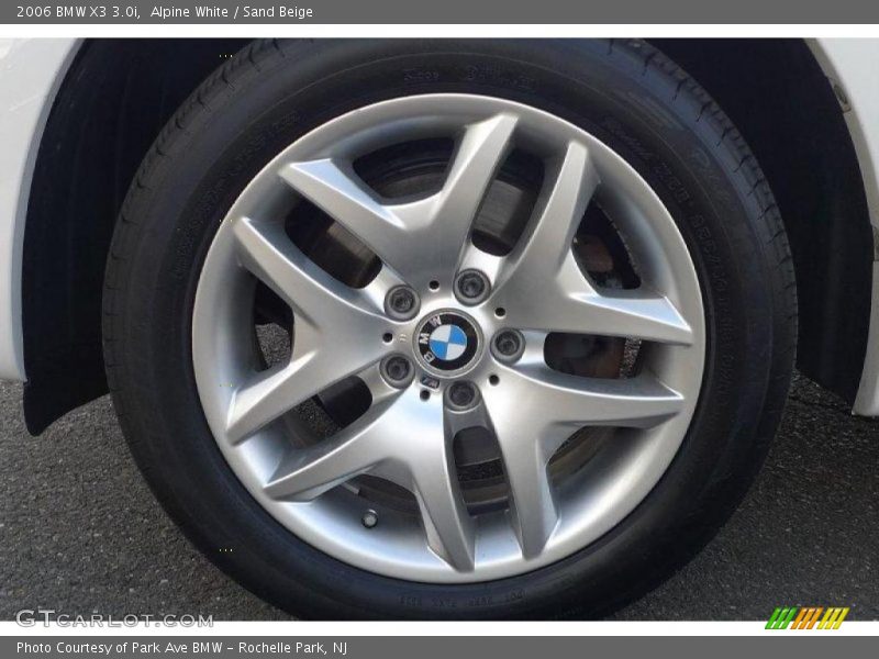 Alpine White / Sand Beige 2006 BMW X3 3.0i