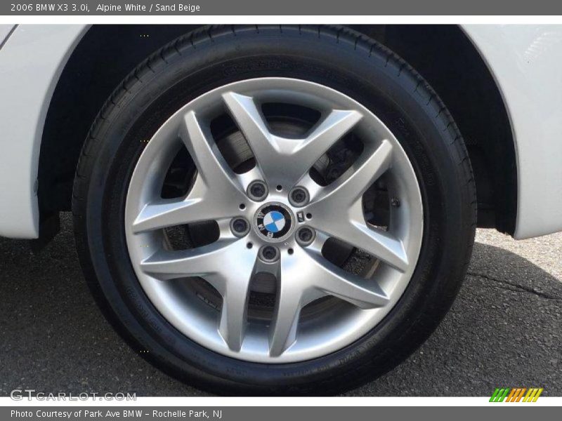 Alpine White / Sand Beige 2006 BMW X3 3.0i