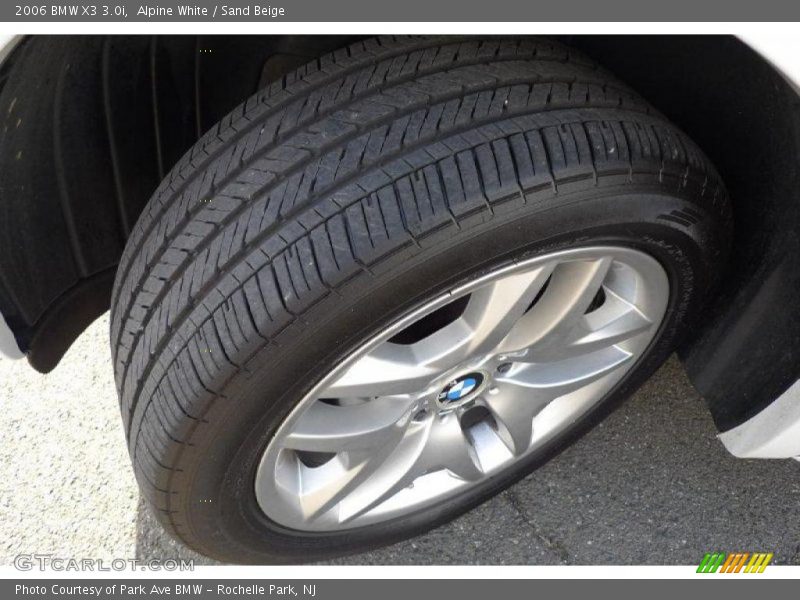 Alpine White / Sand Beige 2006 BMW X3 3.0i
