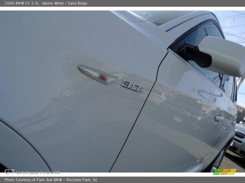Alpine White / Sand Beige 2006 BMW X3 3.0i