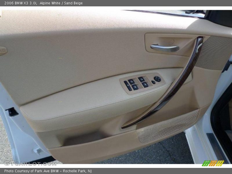 Alpine White / Sand Beige 2006 BMW X3 3.0i