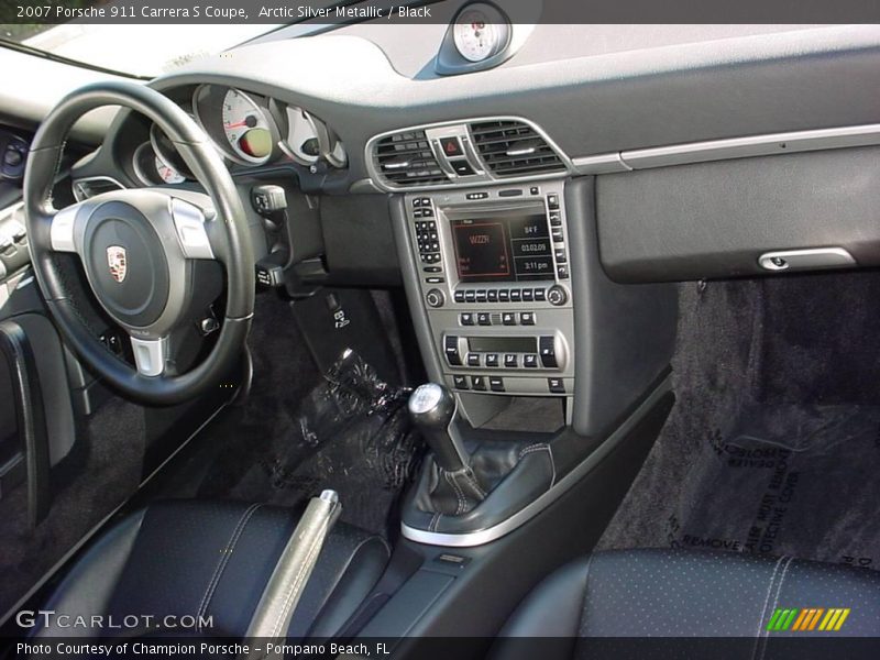 Arctic Silver Metallic / Black 2007 Porsche 911 Carrera S Coupe