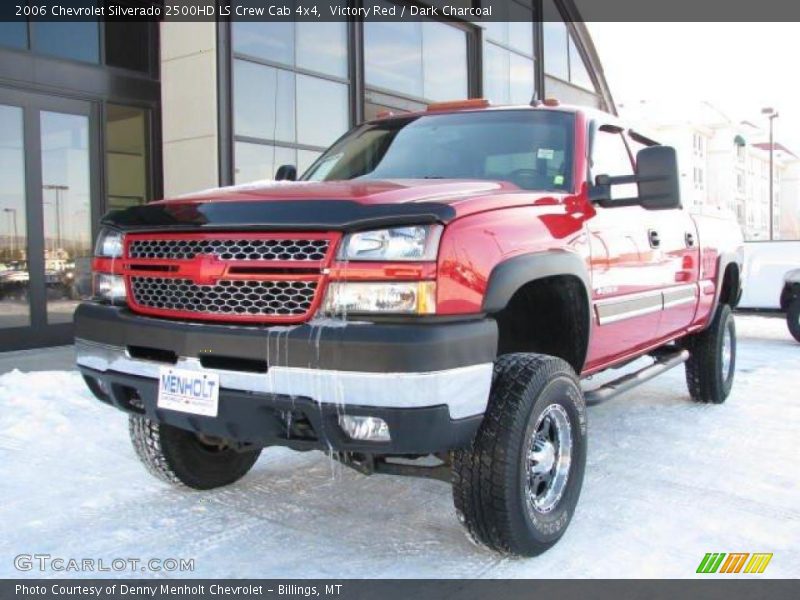 Victory Red / Dark Charcoal 2006 Chevrolet Silverado 2500HD LS Crew Cab 4x4