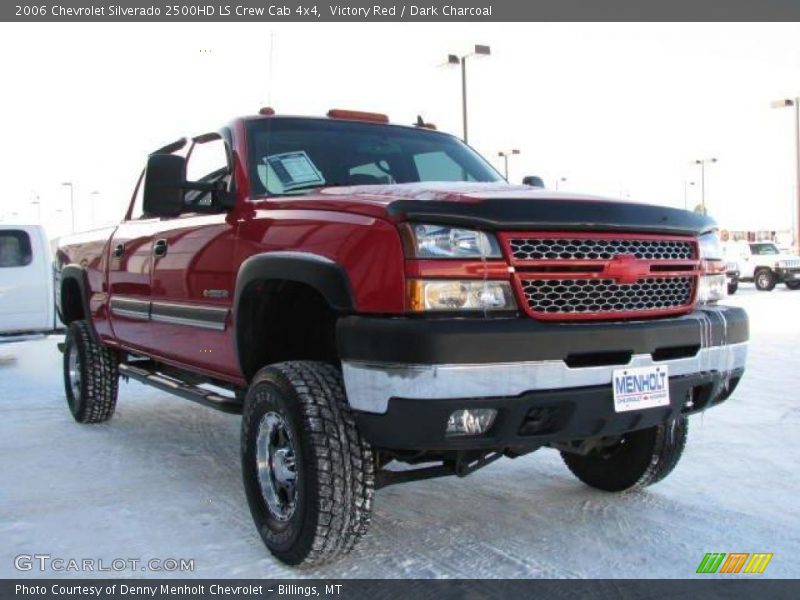 Victory Red / Dark Charcoal 2006 Chevrolet Silverado 2500HD LS Crew Cab 4x4