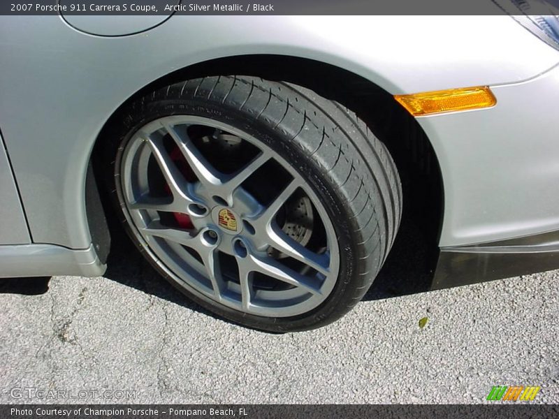 Arctic Silver Metallic / Black 2007 Porsche 911 Carrera S Coupe