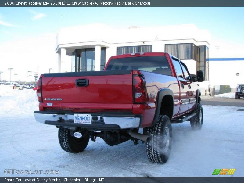 Victory Red / Dark Charcoal 2006 Chevrolet Silverado 2500HD LS Crew Cab 4x4