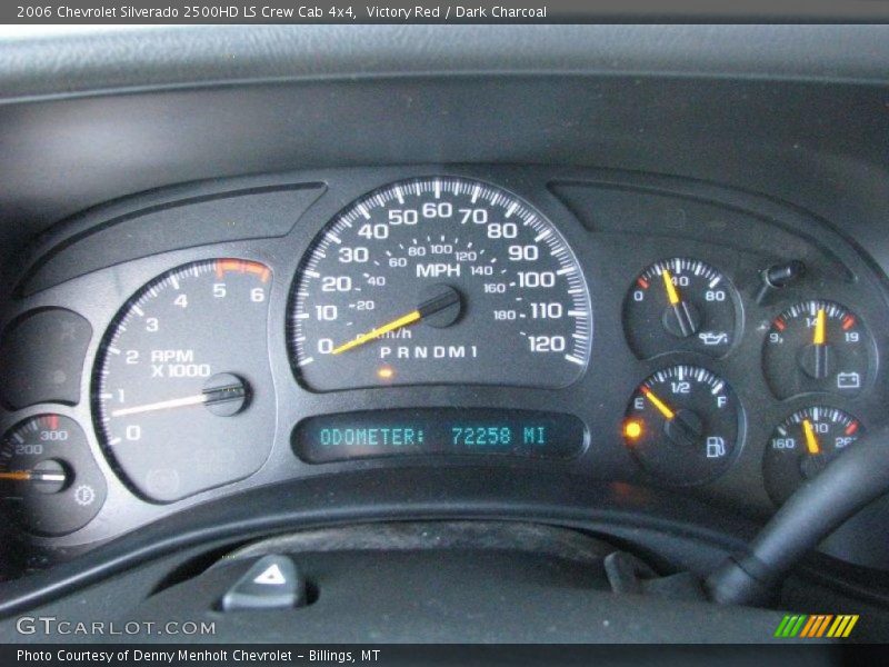 Victory Red / Dark Charcoal 2006 Chevrolet Silverado 2500HD LS Crew Cab 4x4