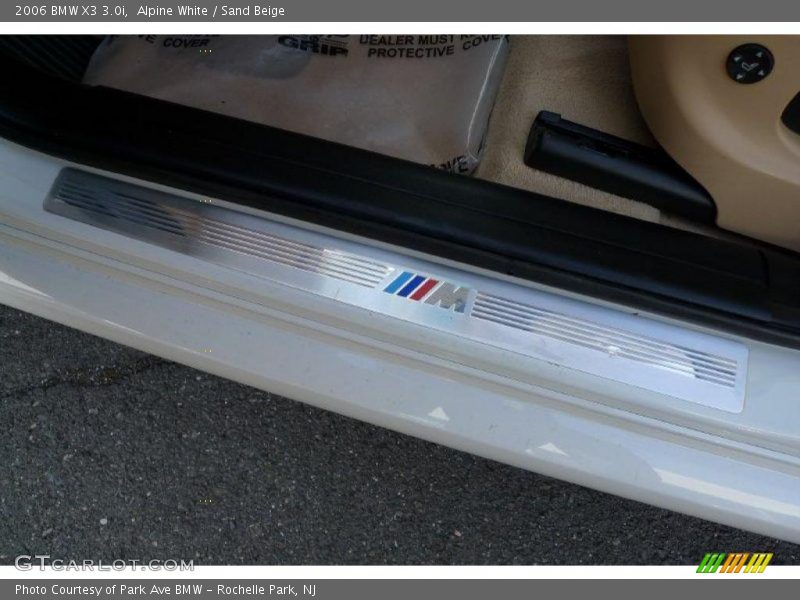 Alpine White / Sand Beige 2006 BMW X3 3.0i