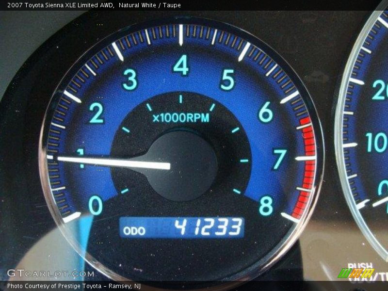 Natural White / Taupe 2007 Toyota Sienna XLE Limited AWD