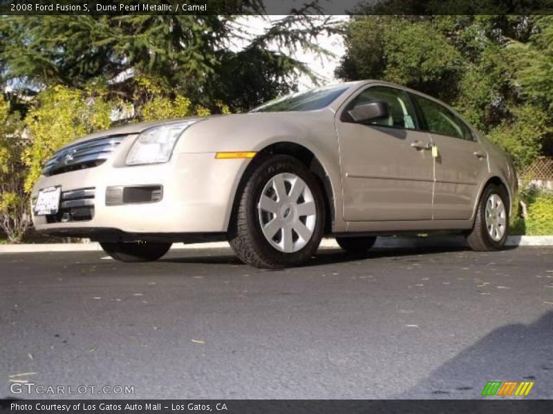 Dune Pearl Metallic / Camel 2008 Ford Fusion S