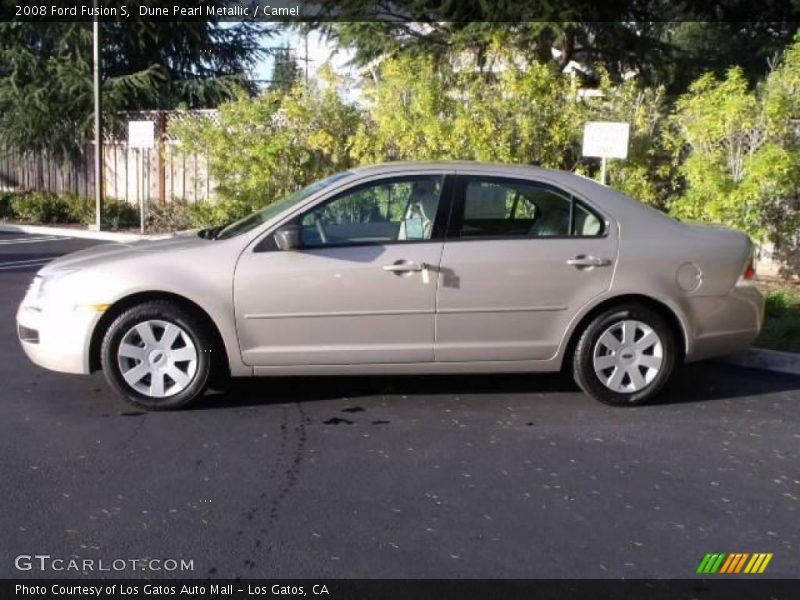 Dune Pearl Metallic / Camel 2008 Ford Fusion S