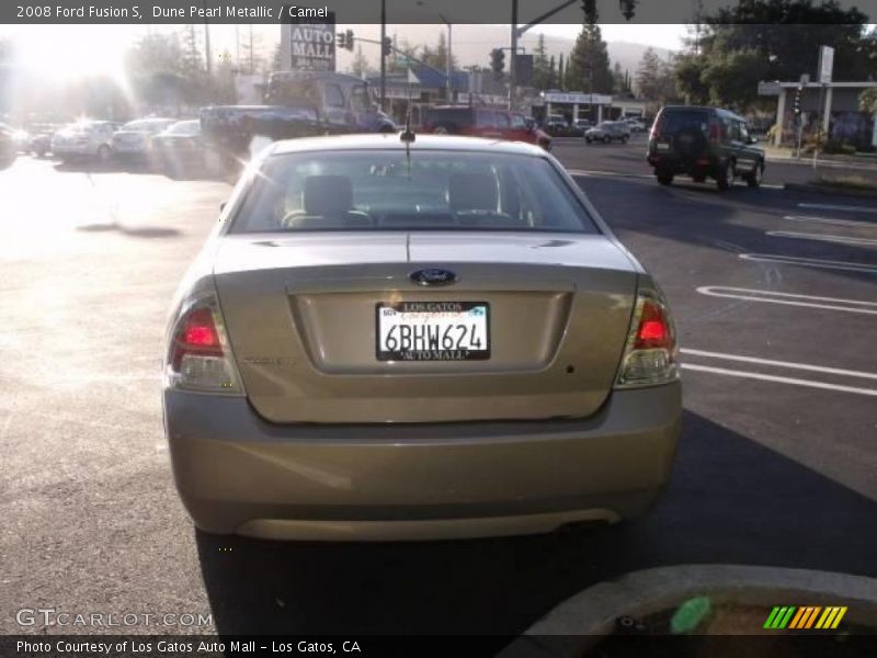 Dune Pearl Metallic / Camel 2008 Ford Fusion S