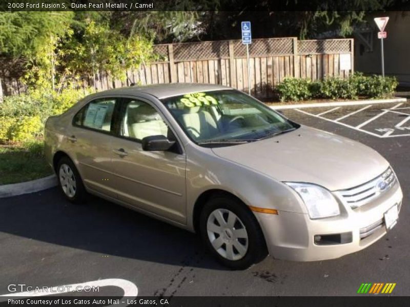 Dune Pearl Metallic / Camel 2008 Ford Fusion S