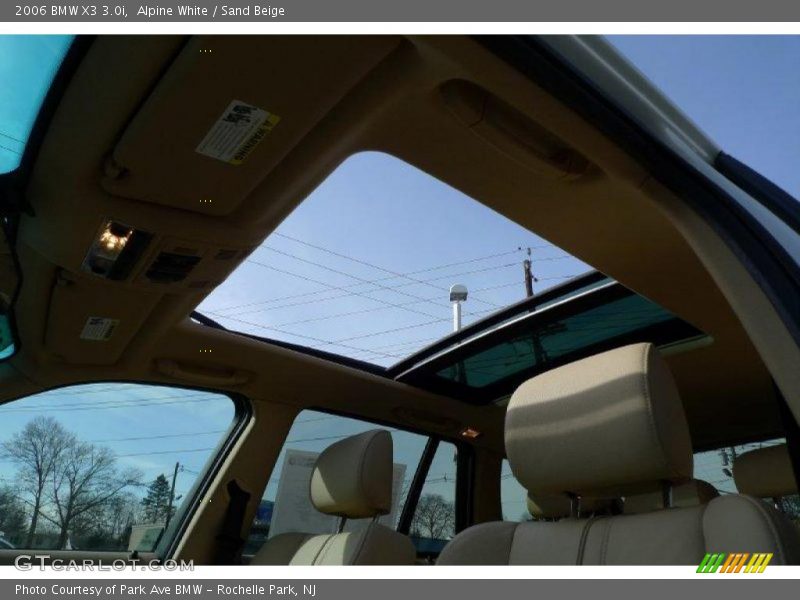 Alpine White / Sand Beige 2006 BMW X3 3.0i