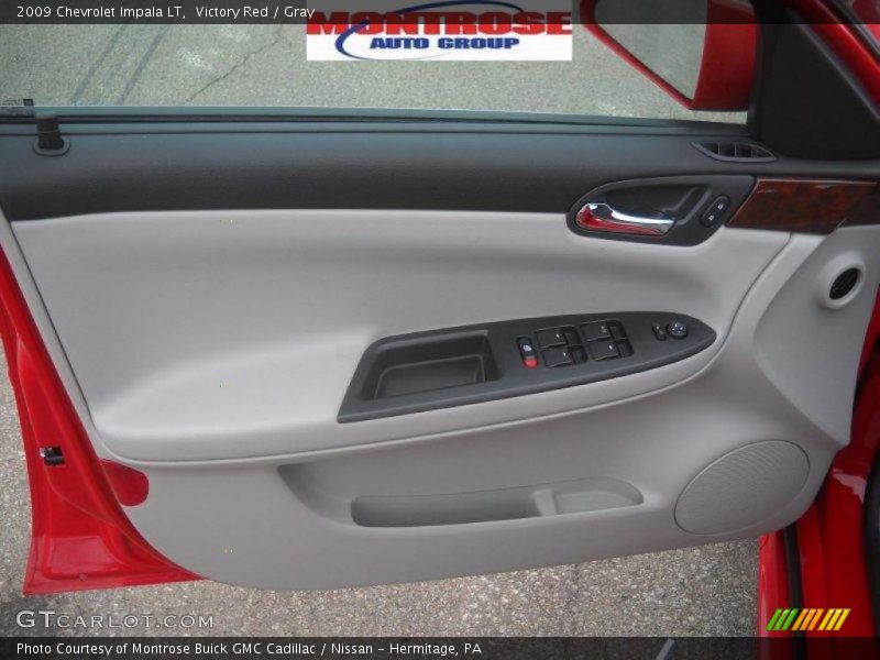 Victory Red / Gray 2009 Chevrolet Impala LT