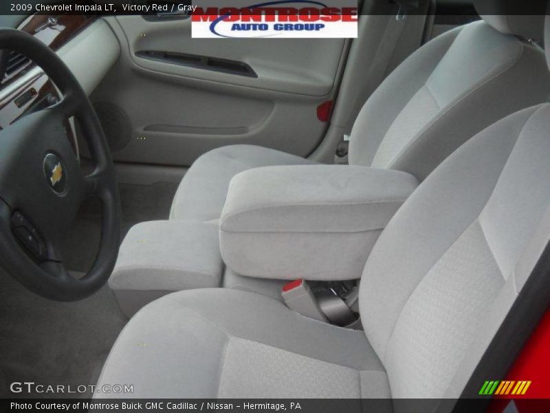 Victory Red / Gray 2009 Chevrolet Impala LT