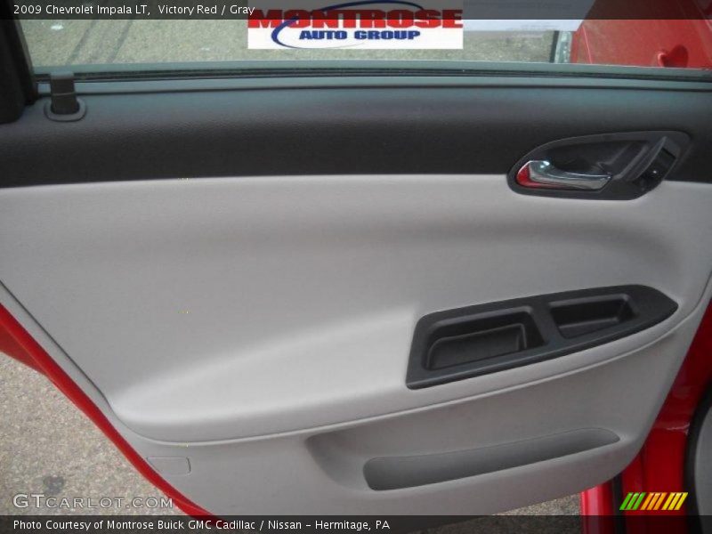 Victory Red / Gray 2009 Chevrolet Impala LT