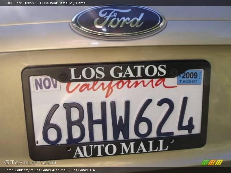 Dune Pearl Metallic / Camel 2008 Ford Fusion S