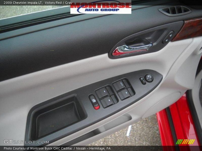 Victory Red / Gray 2009 Chevrolet Impala LT