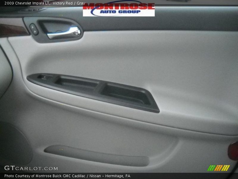 Victory Red / Gray 2009 Chevrolet Impala LT