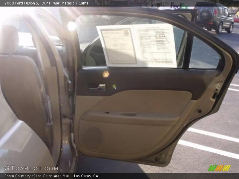Dune Pearl Metallic / Camel 2008 Ford Fusion S
