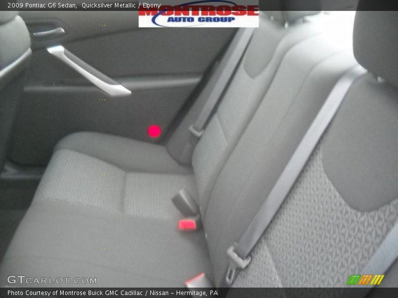 Quicksilver Metallic / Ebony 2009 Pontiac G6 Sedan