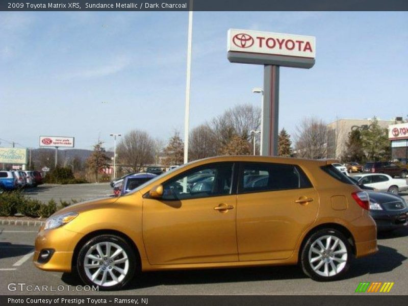 Sundance Metallic / Dark Charcoal 2009 Toyota Matrix XRS