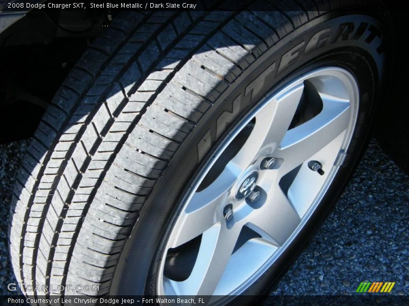 Steel Blue Metallic / Dark Slate Gray 2008 Dodge Charger SXT