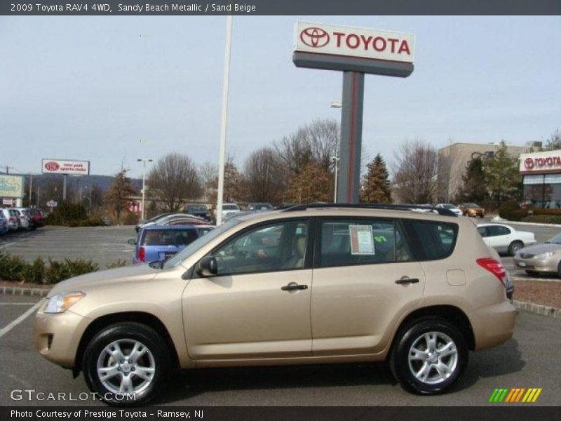 Sandy Beach Metallic / Sand Beige 2009 Toyota RAV4 4WD