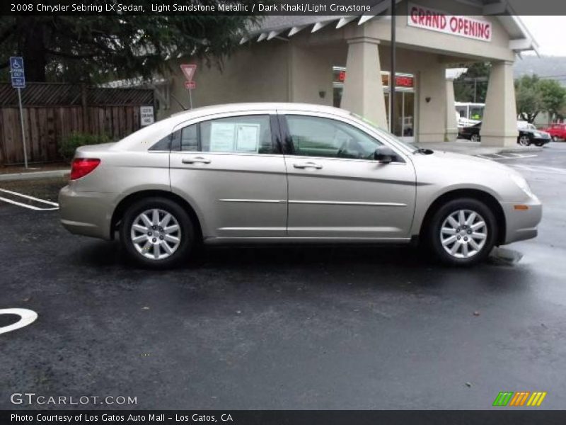 Light Sandstone Metallic / Dark Khaki/Light Graystone 2008 Chrysler Sebring LX Sedan