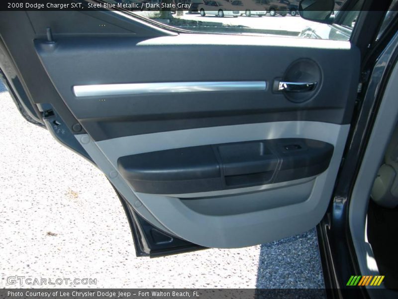 Steel Blue Metallic / Dark Slate Gray 2008 Dodge Charger SXT