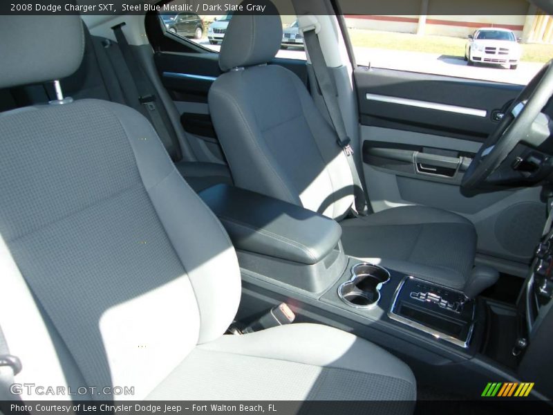 Steel Blue Metallic / Dark Slate Gray 2008 Dodge Charger SXT
