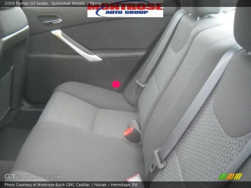 Quicksilver Metallic / Ebony 2009 Pontiac G6 Sedan