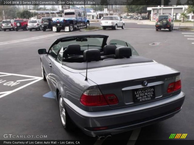 Silver Grey Metallic / Black 2006 BMW 3 Series 330i Convertible