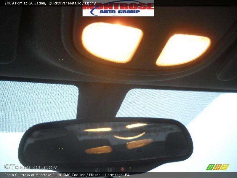 Quicksilver Metallic / Ebony 2009 Pontiac G6 Sedan