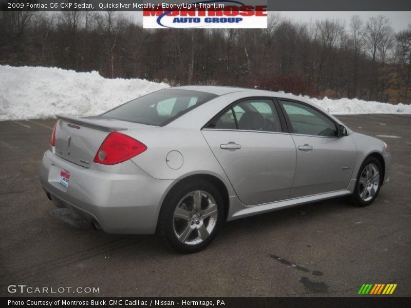 Quicksilver Metallic / Ebony/Light Titanium 2009 Pontiac G6 GXP Sedan