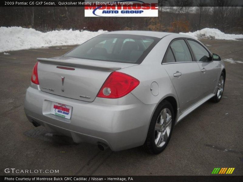 Quicksilver Metallic / Ebony/Light Titanium 2009 Pontiac G6 GXP Sedan