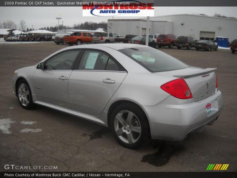Quicksilver Metallic / Ebony/Light Titanium 2009 Pontiac G6 GXP Sedan