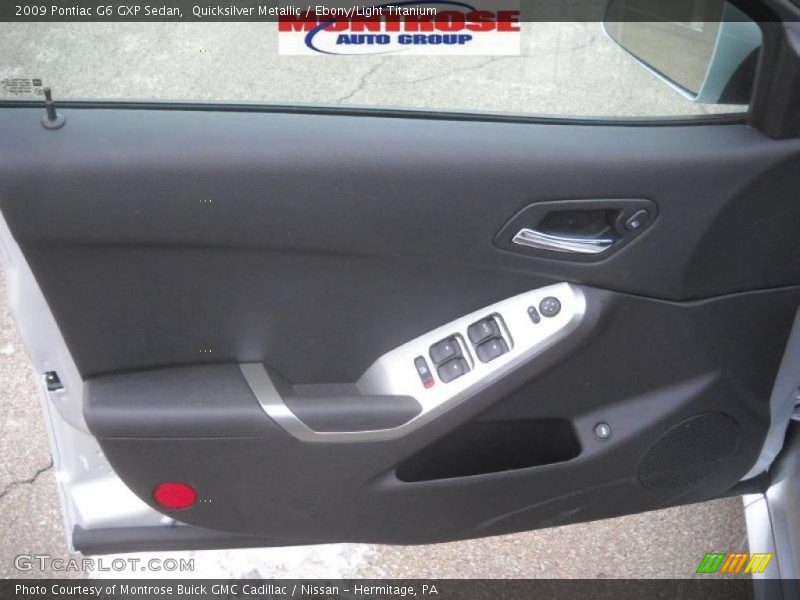 Quicksilver Metallic / Ebony/Light Titanium 2009 Pontiac G6 GXP Sedan