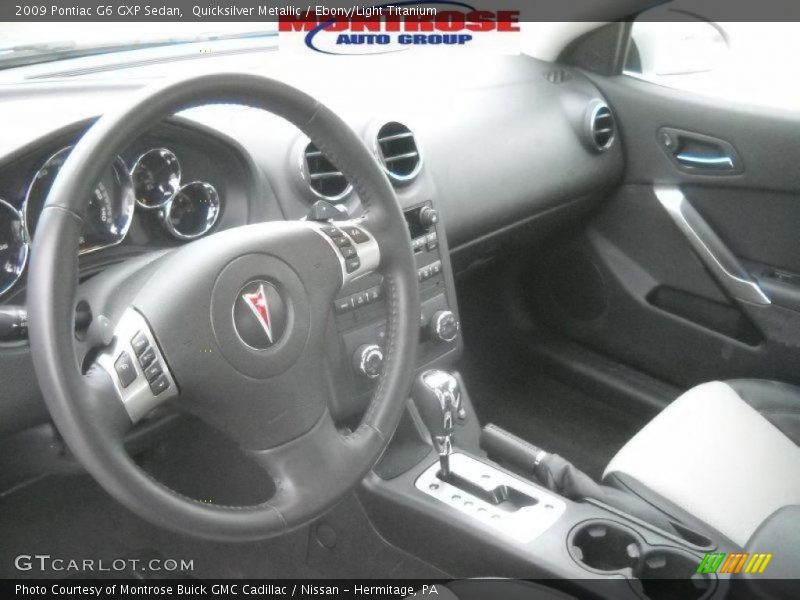 Quicksilver Metallic / Ebony/Light Titanium 2009 Pontiac G6 GXP Sedan