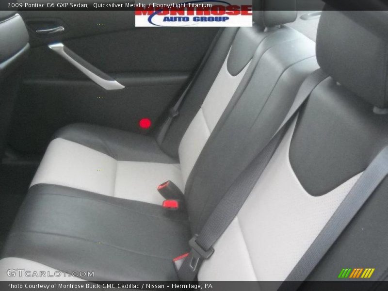 Quicksilver Metallic / Ebony/Light Titanium 2009 Pontiac G6 GXP Sedan