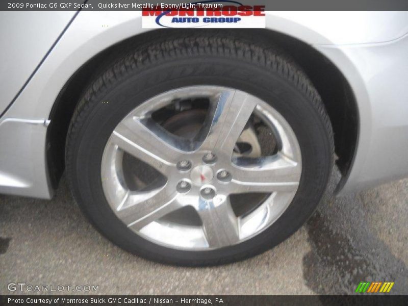 Quicksilver Metallic / Ebony/Light Titanium 2009 Pontiac G6 GXP Sedan