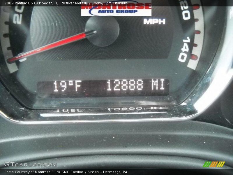 Quicksilver Metallic / Ebony/Light Titanium 2009 Pontiac G6 GXP Sedan