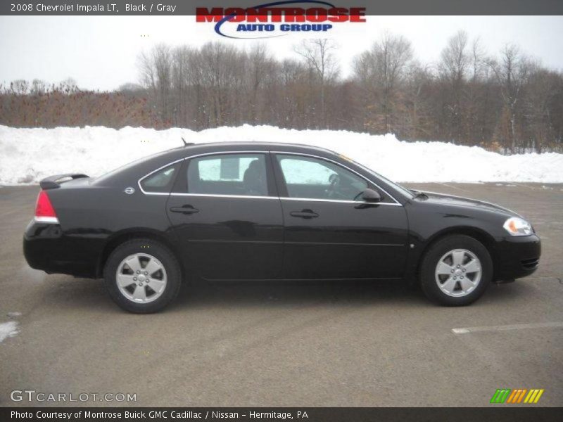 Black / Gray 2008 Chevrolet Impala LT